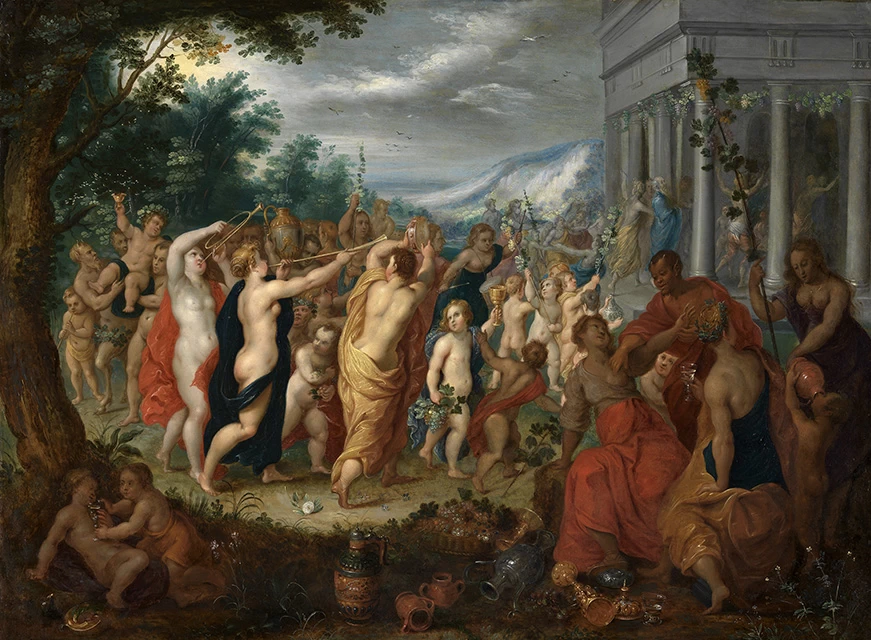 Corteo trionfale del Bacco fanciullo - Galleria d'arte statale di Karlsruhe